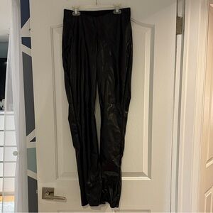 H&M Black Leather Leggings
